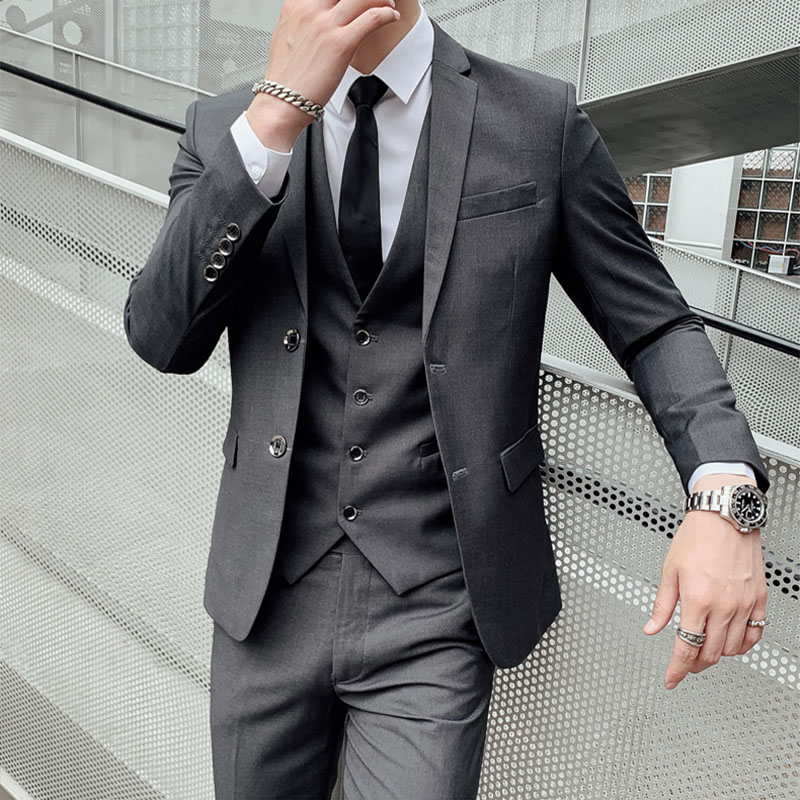 Men'S Urban Formal Wear - ウェディングスーツ 3点セット メンズ ベストマン フォーマルウェア 新郎