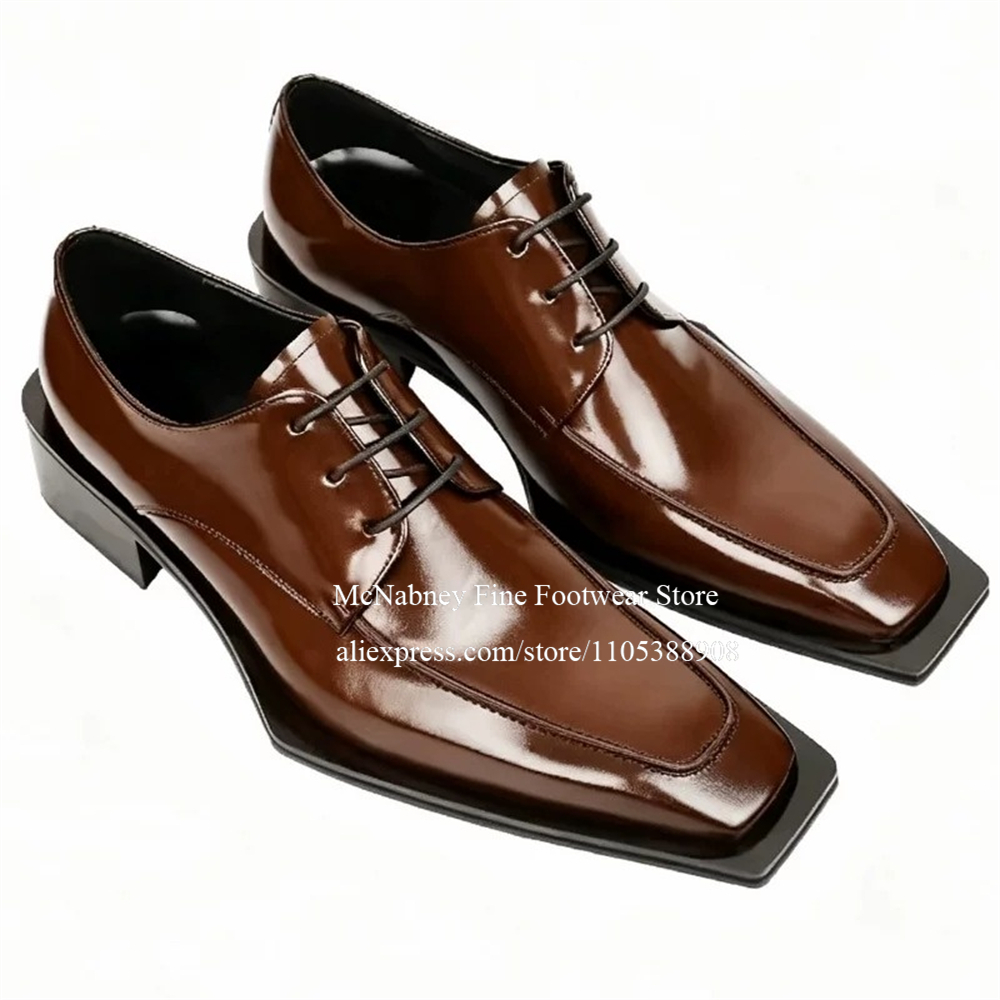 Men Formal Wear For Wedding - スパイクスタッズレザードレスシューズ、レースアップブラック、アルファ男性用紳士オックスフォードシューズ、クラシックフォーマルシューズ、パンクロックスタイルパーティーウェア