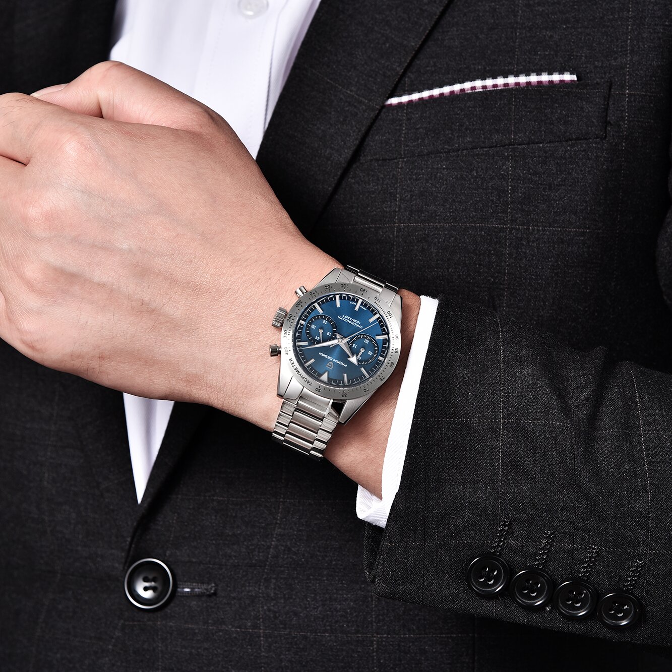パガーニデザインプレミアム高級エレガントメンズクォーツ時計フ - Elegant Formal Men'S Wear のレビューと価格