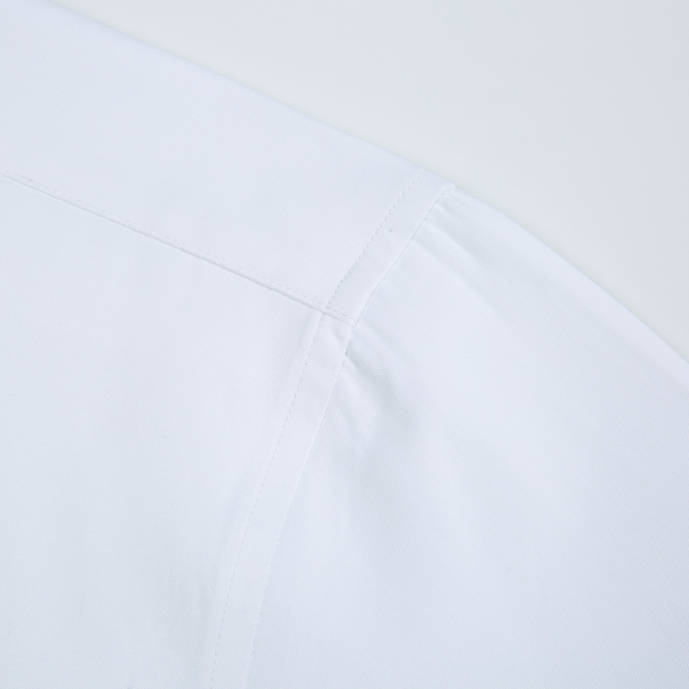ホワイト ソリッドカラー メンズ 長袖 ドレスシャツ、クラシ - Men Formal Wear Shirts のレビューと価格