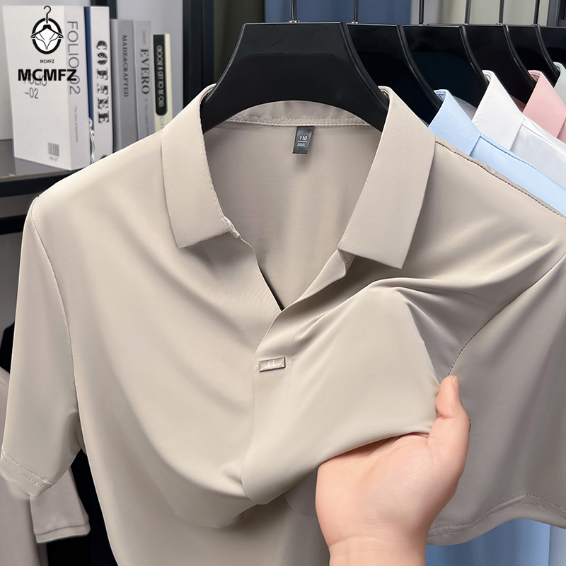 シンプルな隠しボタン付きメンズフラットラペルシャツ、シングル - Men Formal Wear Shirts のレビューと価格