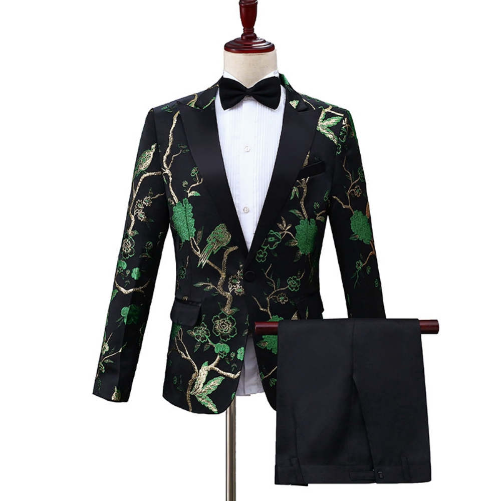 2026年新作 上品なジャカード織りスーツセット メンズダン - Men Formal Party Wear Outfit のレビューと価格