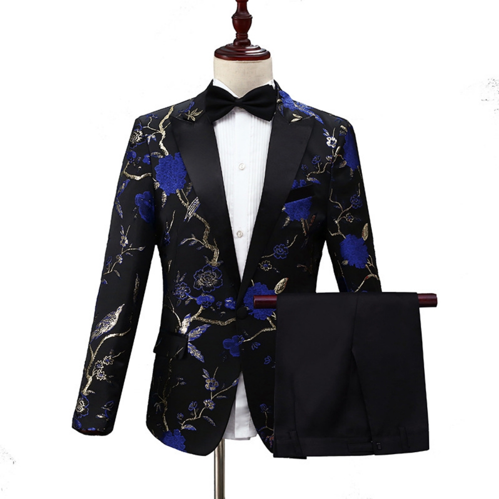2026年新作 上品なジャカード織りスーツセット メンズダン - Men Formal Party Wear Outfit のレビューと価格