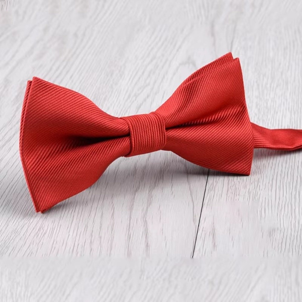 ファッションソリッドカラー蝶結びボウタイスリム調節可能なメン - Men'S Formal Wear Ties のレビューと価格