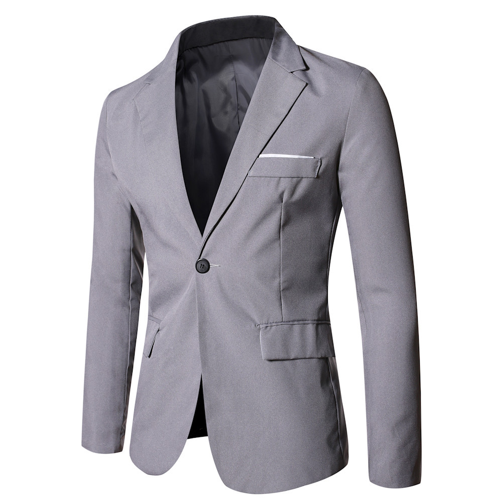 メンズブレザージャケット、ターンダウンカラー、ボタン付き、フ - Men Formal Wear Outfits のレビューと価格