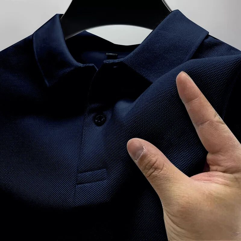 メンズ カジュアル ポロシャツ ブラック フレンチ ブルロッ - Men Formal Wear Shirts のレビューと価格