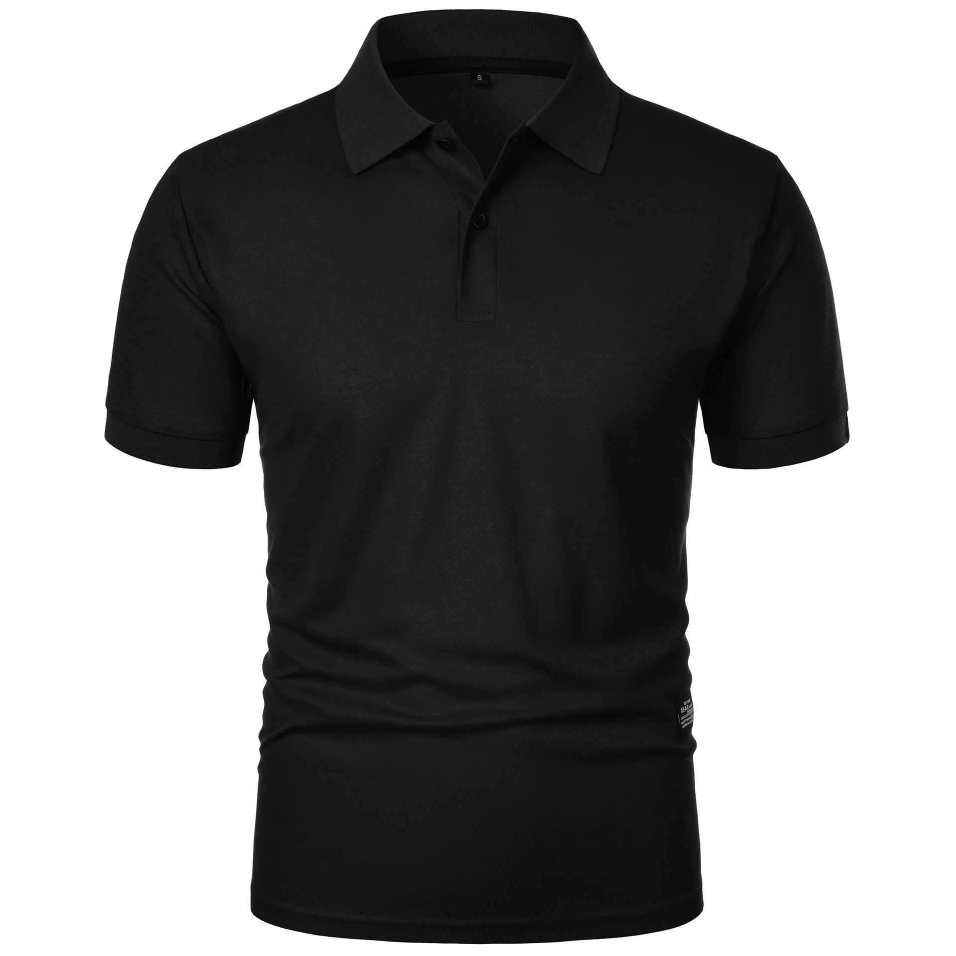 メンズ カジュアル ポロシャツ ブラック フレンチ ブルロッ - Men Formal Wear Shirts のレビューと価格