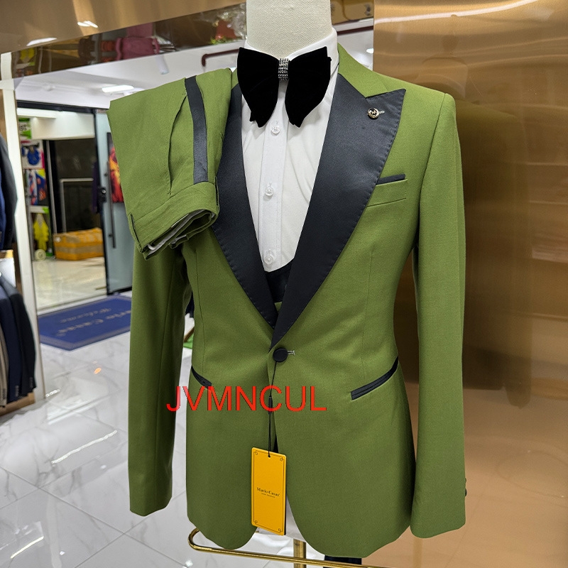 メンズ 3 ピース スーツ スリム フィット 結婚式 新郎  - Elegant Formal Men'S Wear のレビューと価格