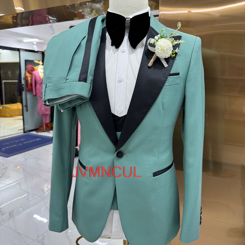 メンズ 3 ピース スーツ スリム フィット 結婚式 新郎  - Elegant Formal Men'S Wear のレビューと価格