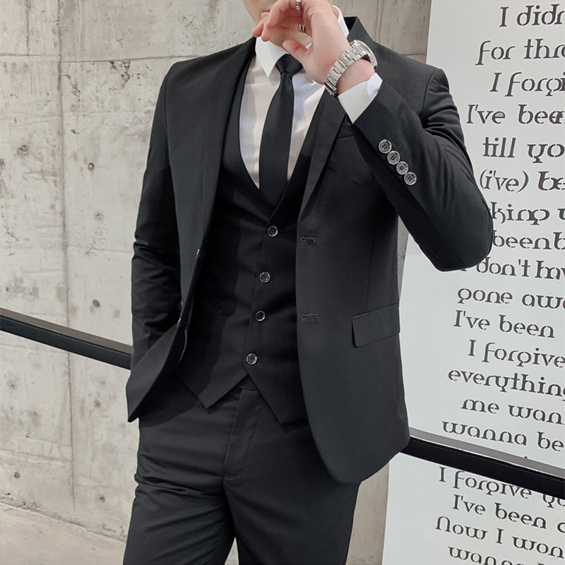 ウェディングスーツ 3点セット メンズ ベストマン フォーマ - Men'S Urban Formal Wear のレビューと価格