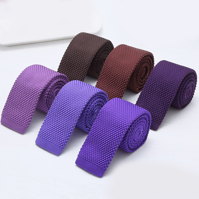 6cm幅の無地黒白ニットネクタイ メンズ フォーマルファッシ - Men'S Formal Wear Ties のレビューと価格