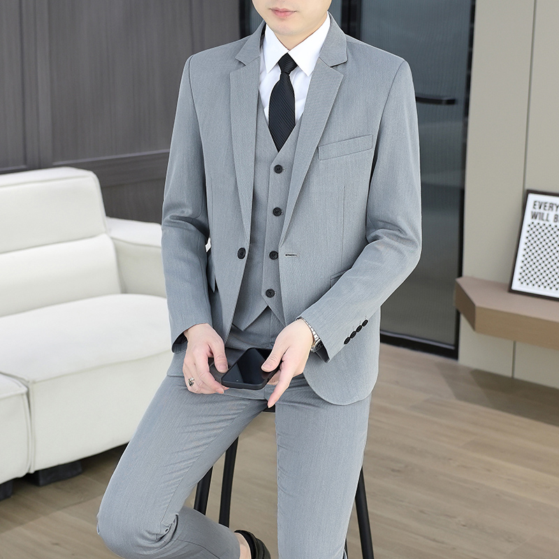 スーツ（ブレザー+ベスト+パンツ）メンズファッショナブルなビ - Men Formal Wear For Wedding のレビューと価格
