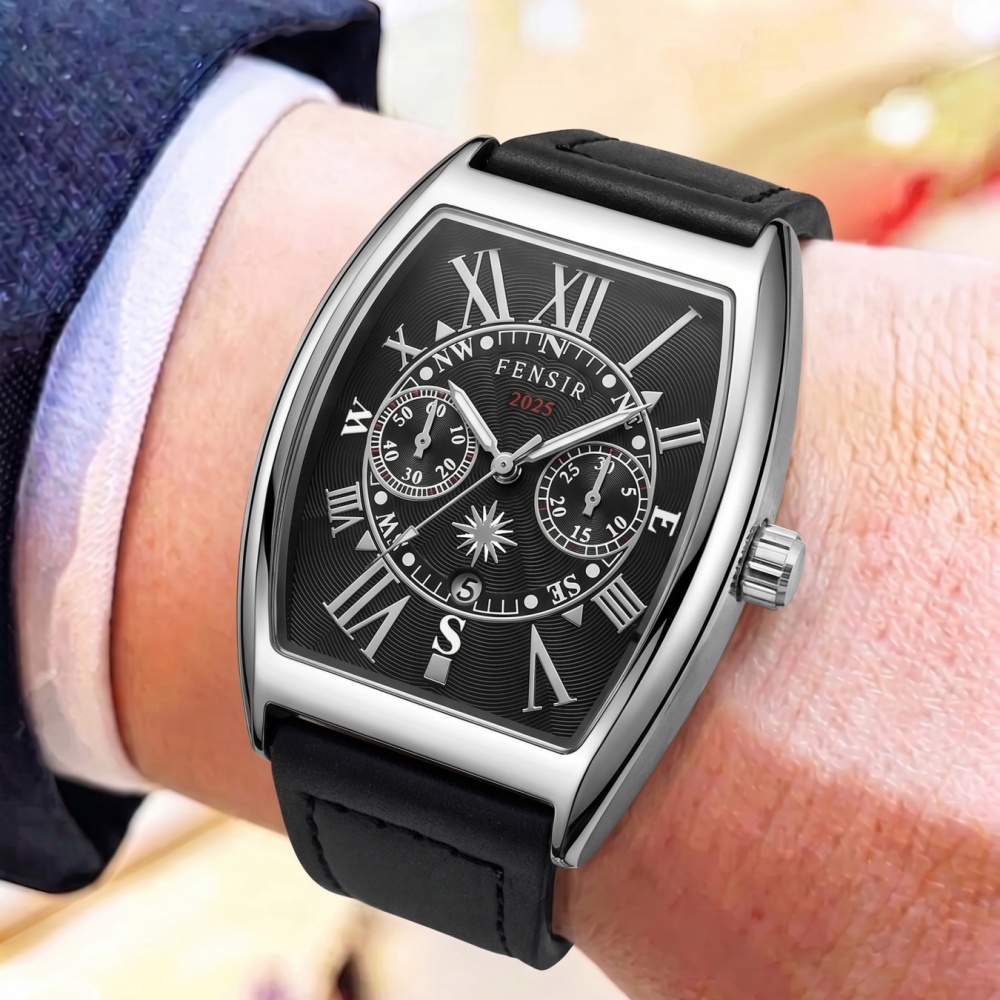 バレル型クォーツムーブメントを搭載した高級メンズウォッチ、ヴ - Men'S Holiday Formal Wear のレビューと価格