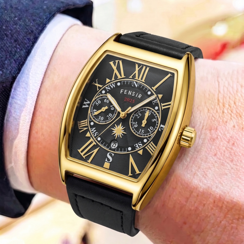 バレル型クォーツムーブメントを搭載した高級メンズウォッチ、ヴ - Men'S Holiday Formal Wear のレビューと価格